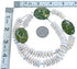Sterling Silver Rhyolite And Fresh Water Pearl Bead Necklace SX115292